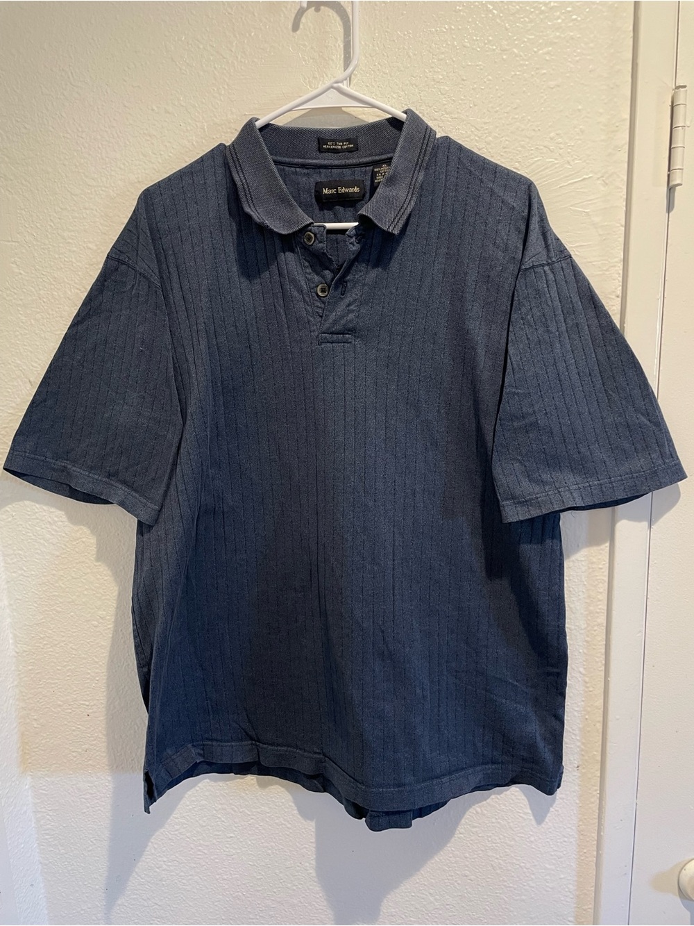 Men's Marc Edwards Premium 2-Ply Mercerized Cotton Polo Shirt - Size XL